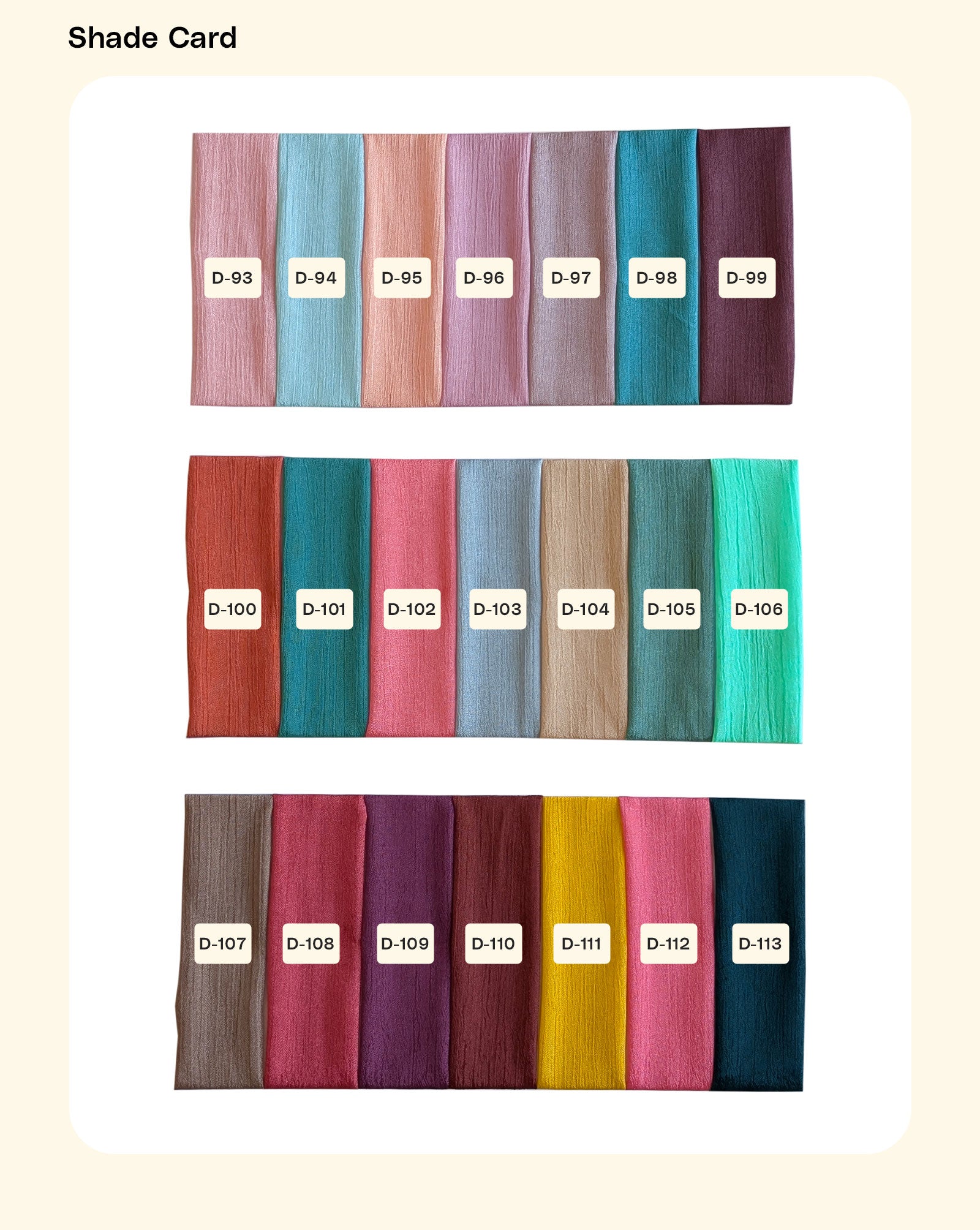 Poly Chinnon Chiffon Fabric 43" - 7 kg