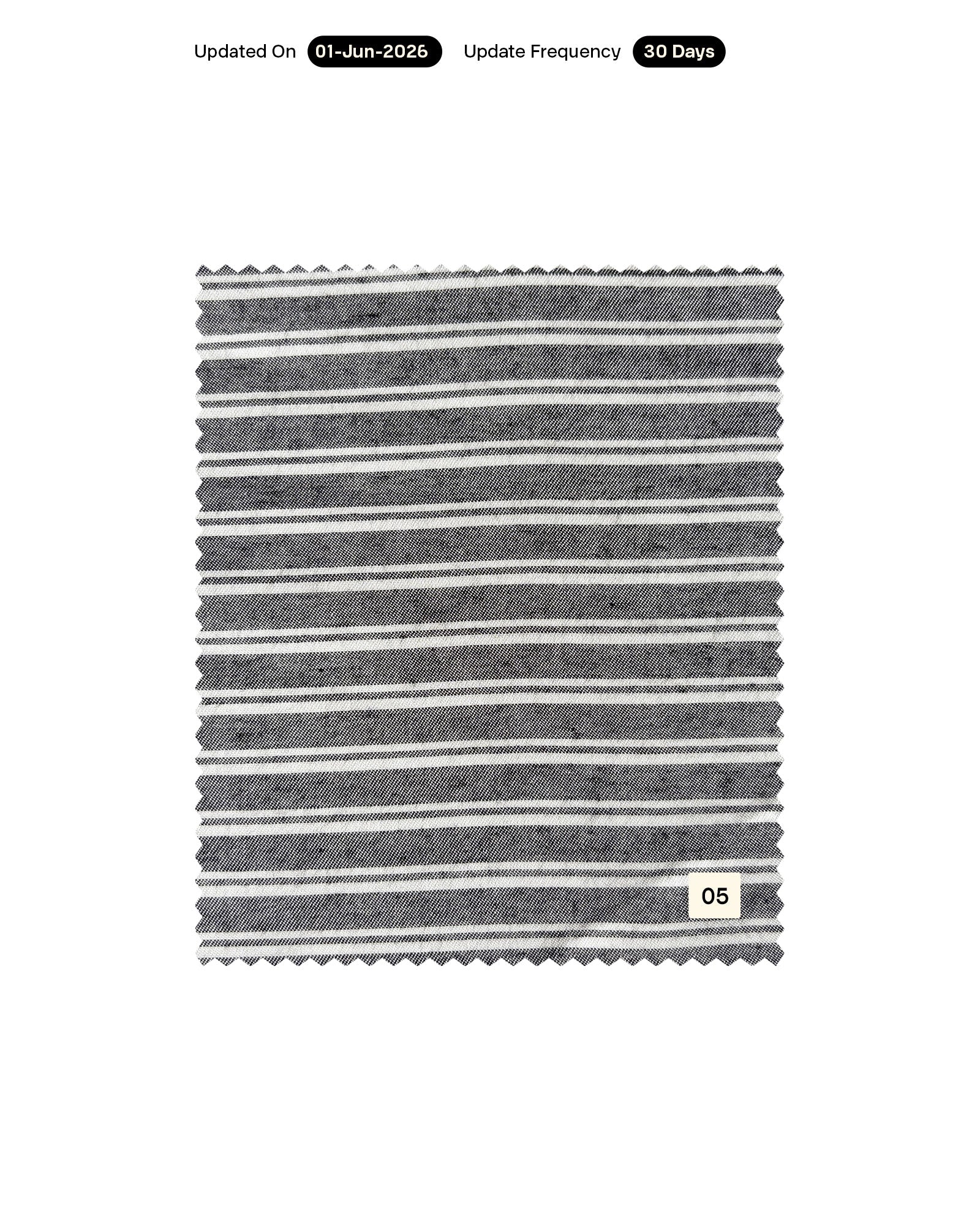 Modal Chambry Double Stripe Yarn Dyed Fabric 58"