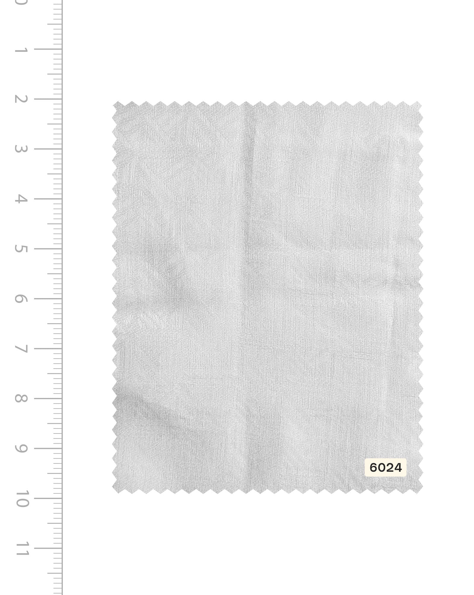White 60 Lea Pure Jacquard Linen Fabric 58"