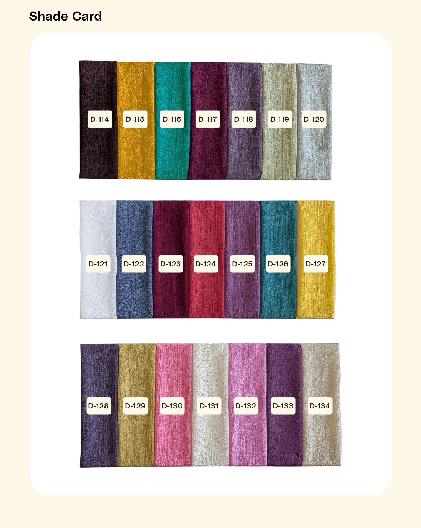 Poly Chinnon Chiffon Fabric 43" - 7 kg