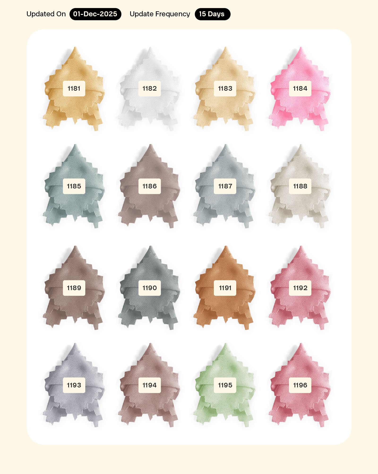 Poly Faux Georgette Mill Dyed Fabric - 7 kg