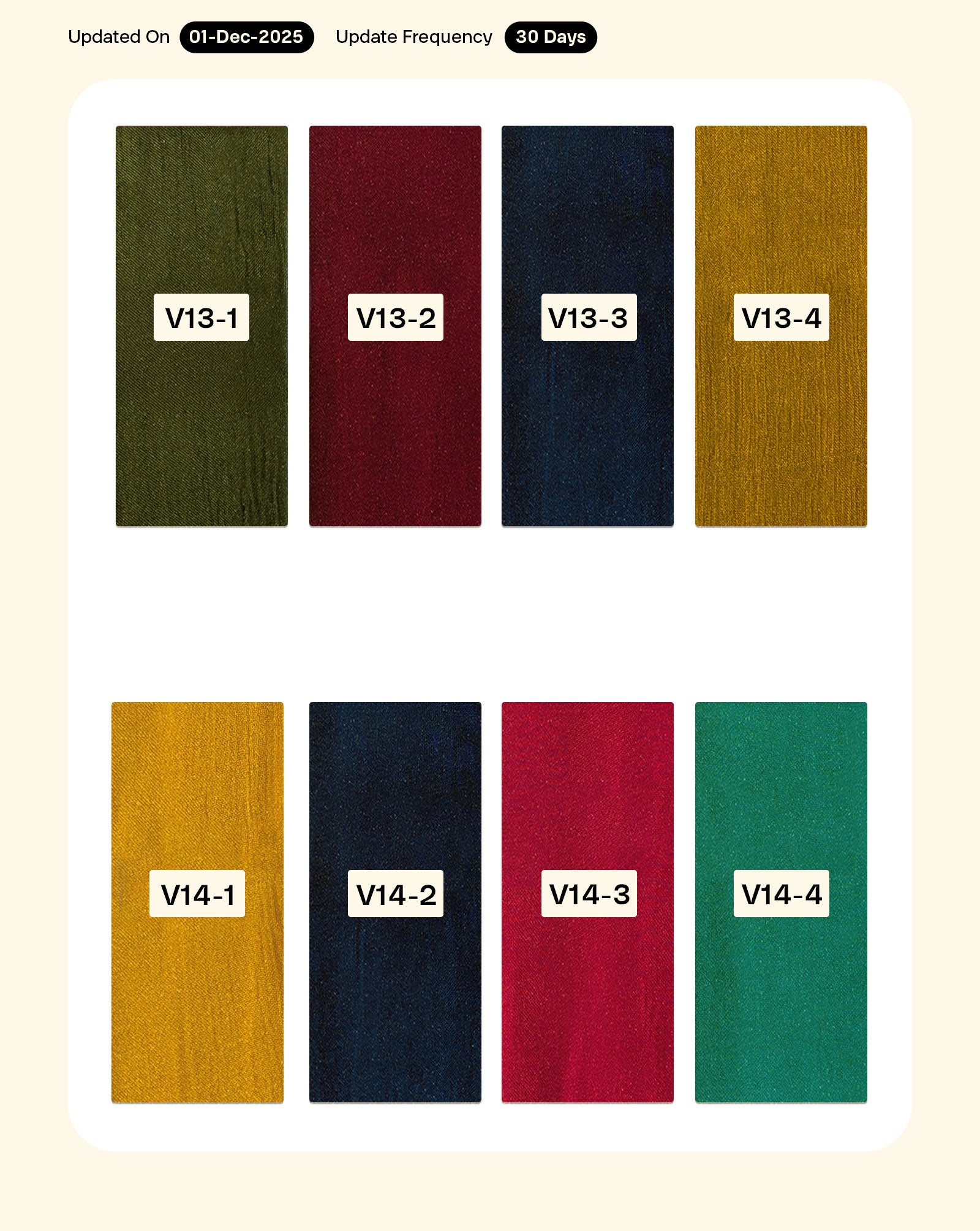 Viscose Chinnon Chiffon Mill Dyed Fabric 42" - 6 kg