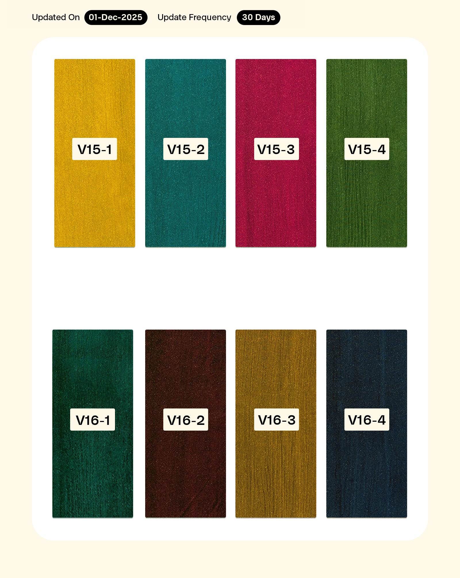 Viscose Chinnon Chiffon Mill Dyed Fabric 42" - 6 kg