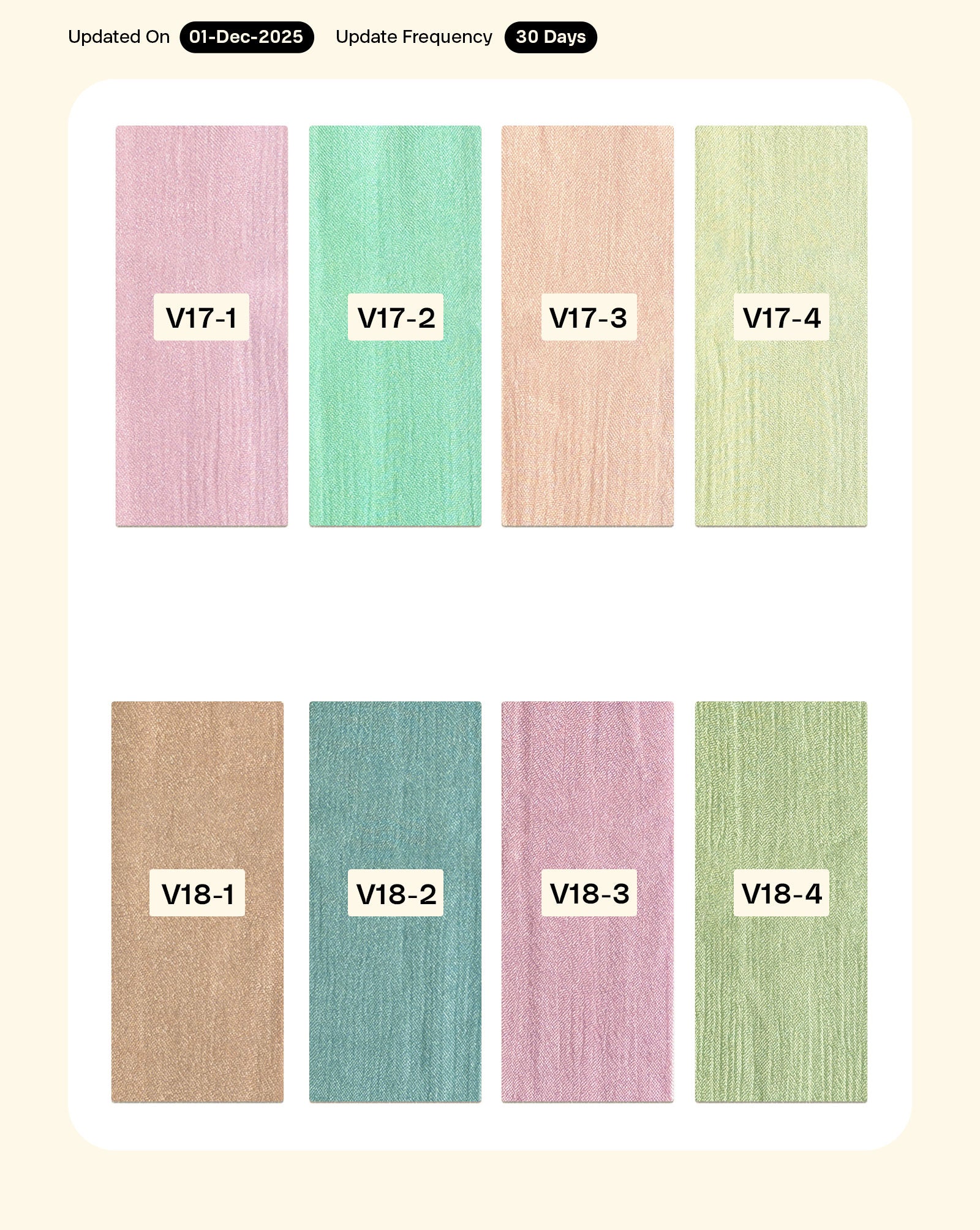 Viscose Chinnon Chiffon Mill Dyed Fabric 42" - 6 kg