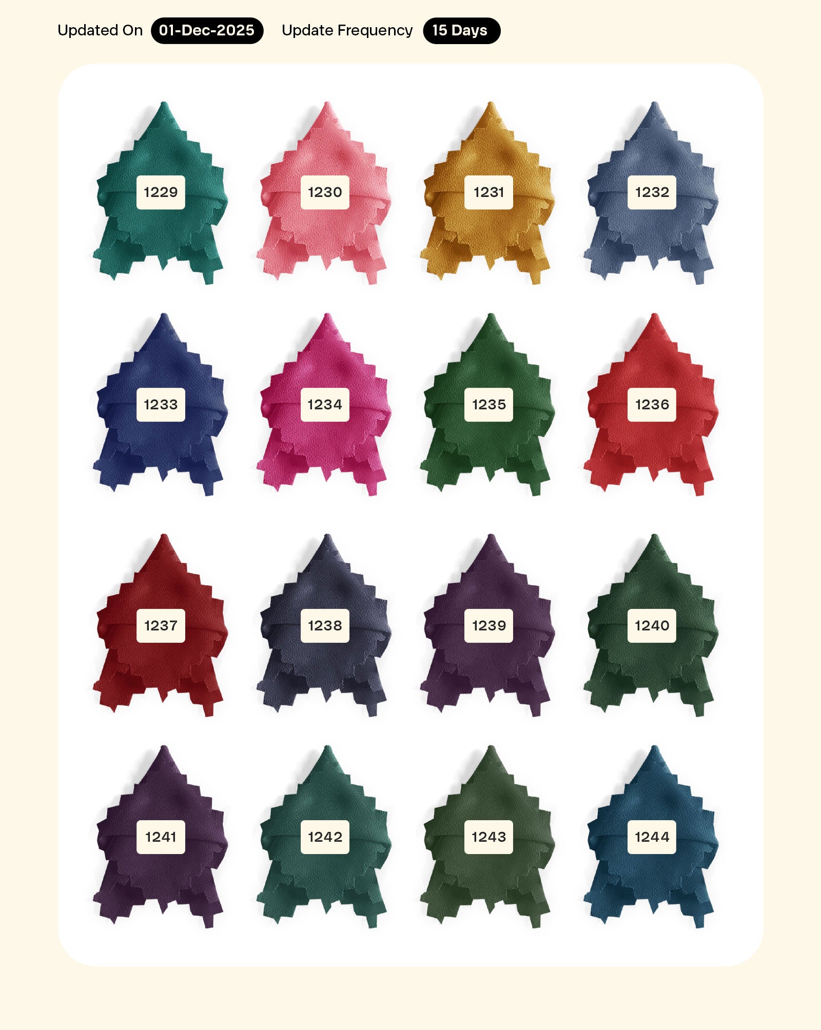 Poly Faux Georgette Mill Dyed Fabric - 7 kg