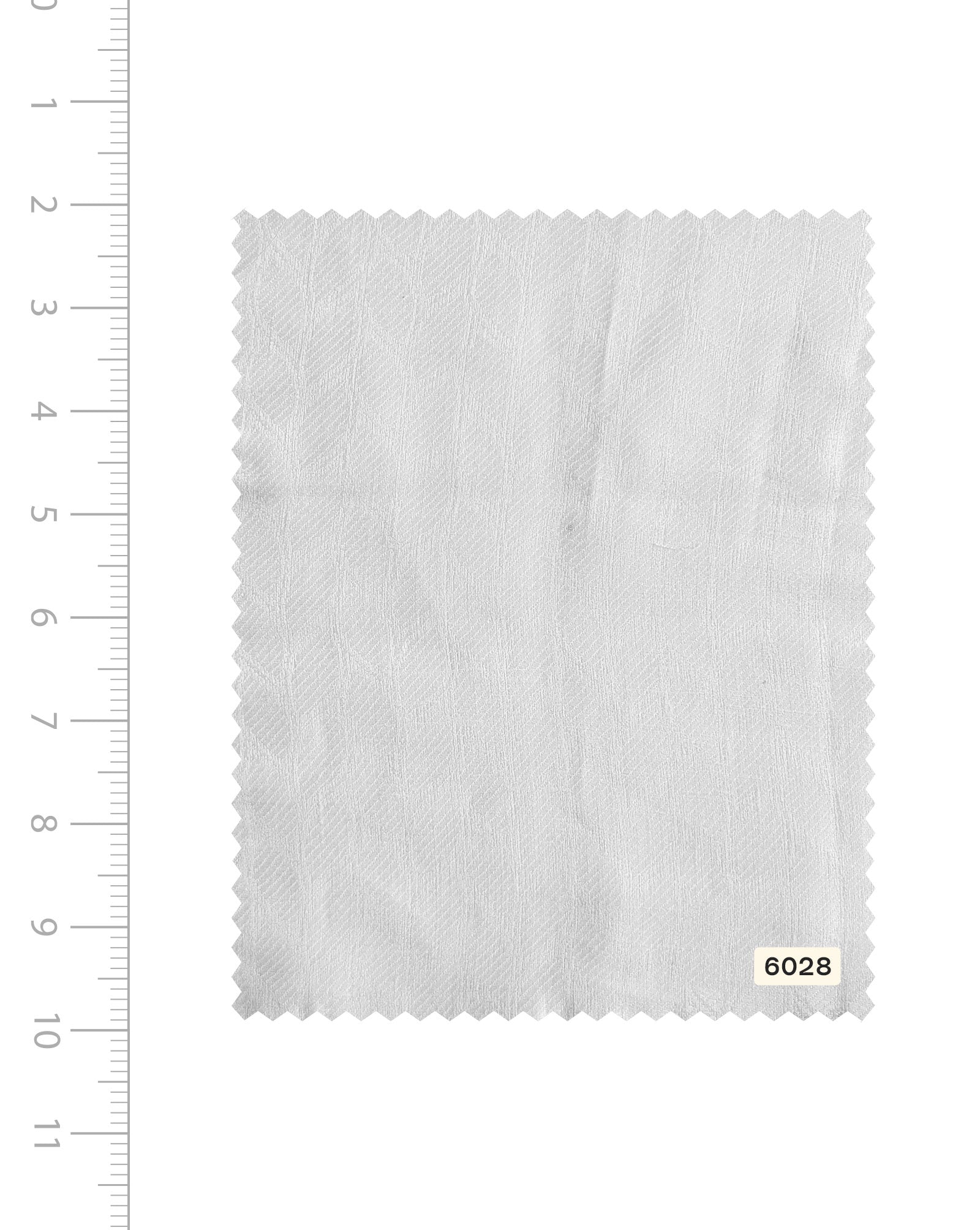 White 60 Lea Pure Jacquard Linen Fabric 58"