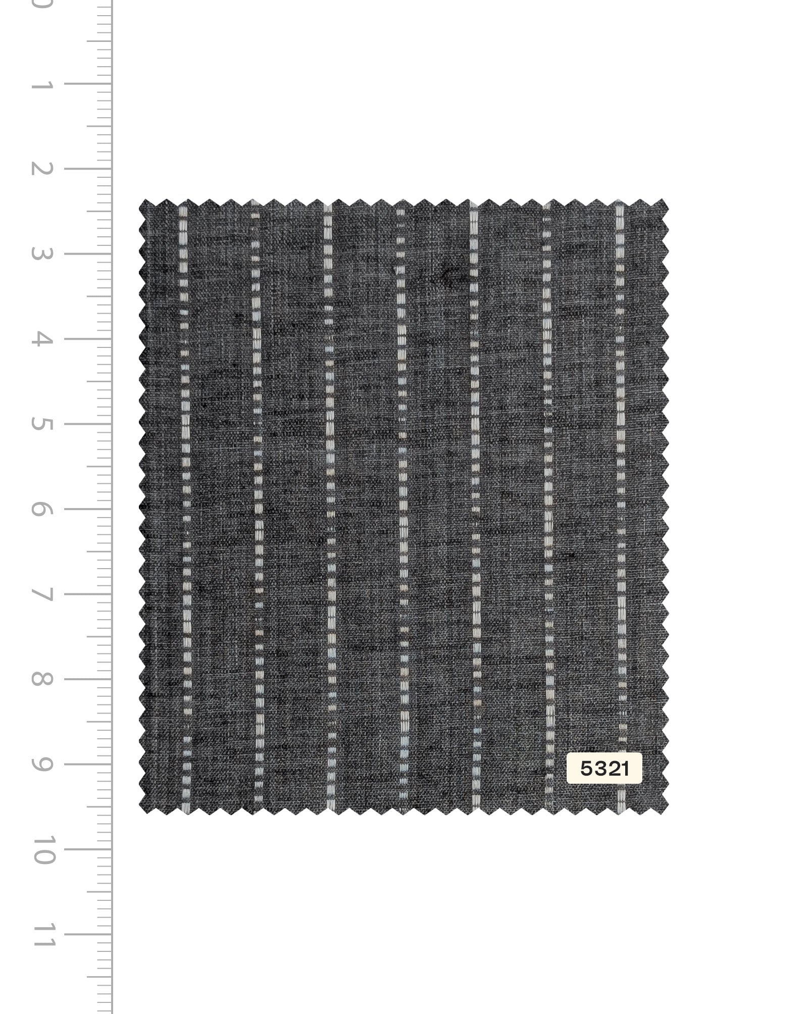 Grey Stripes Blended Cotton Jacquard Yarn Dyed Fabric