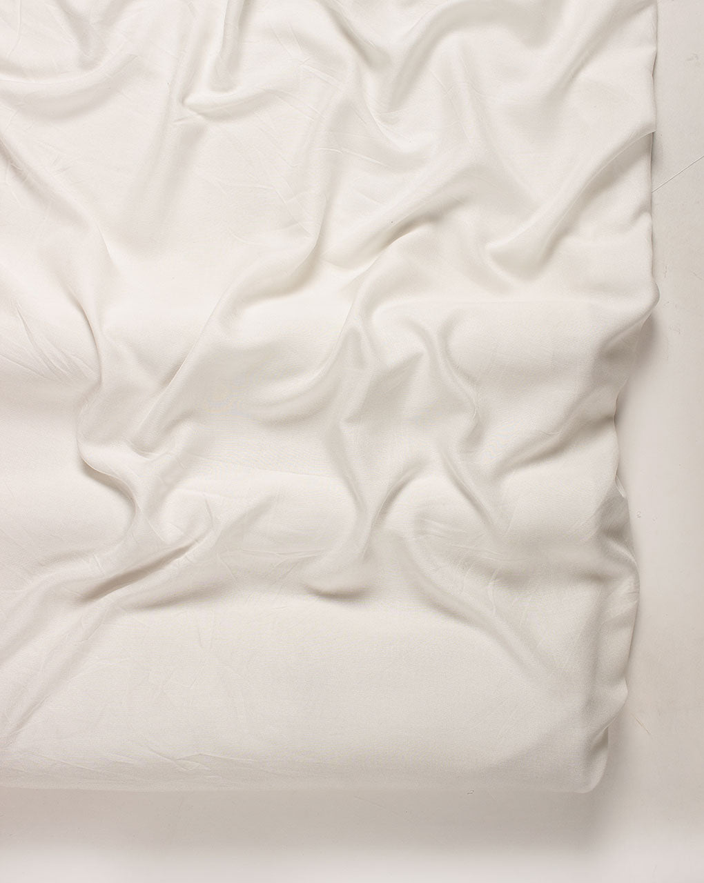 Off-White 30s Liva Heavy Rayon Plain Mill Dyed Fabric 56" - 21 kg