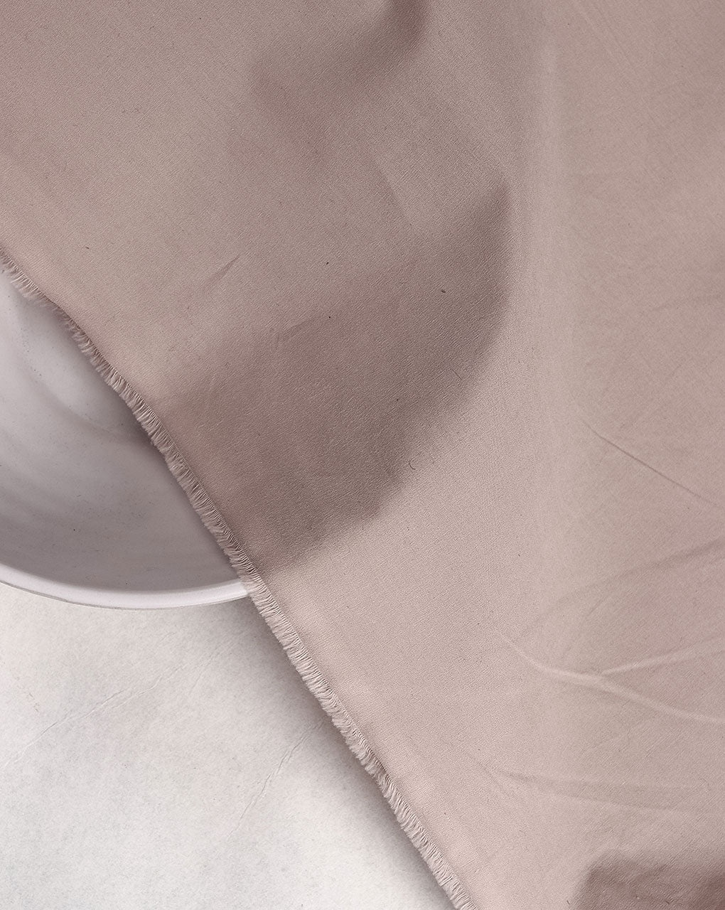 Beige Plain Cotton Poplin Fabric ( Width 58 Inch )