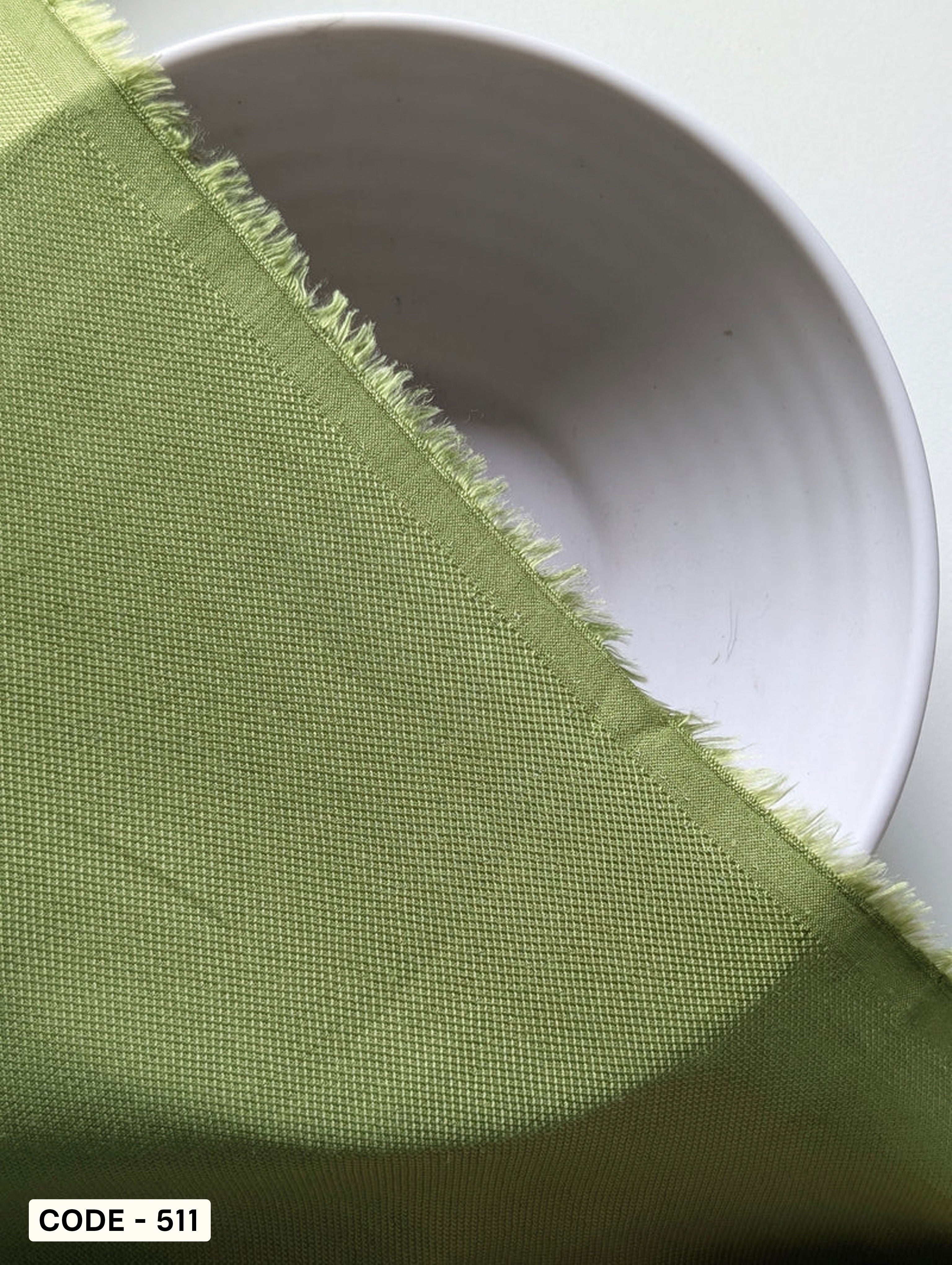 Green LENZING™ Modal Dobby Mill Dyed Fabric 56"