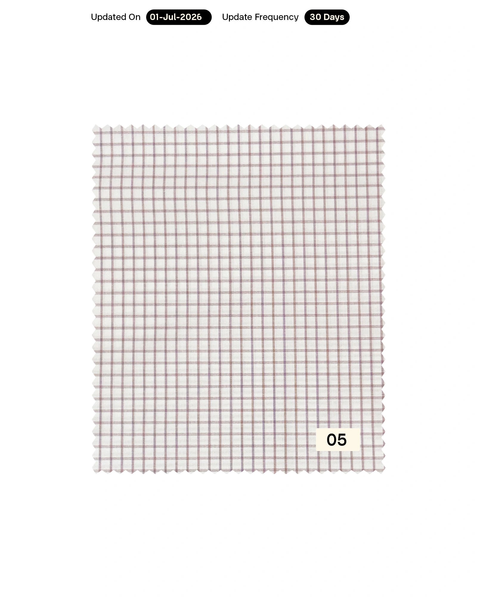 Poly Bamboo Checks Yarn Dyed Fabric 58"