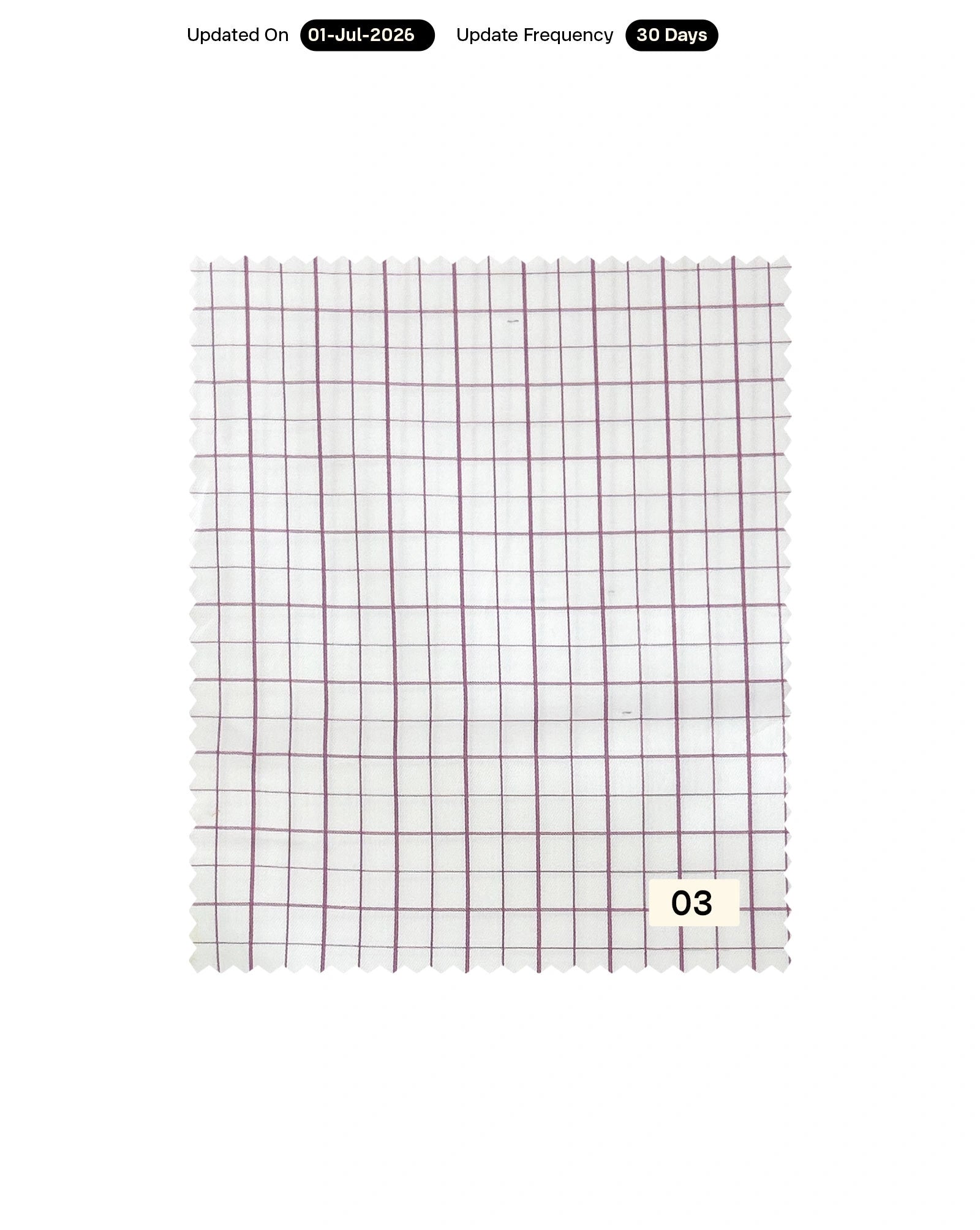 Poly Bamboo Checks Dobby Yarn Dyed Fabric 58"