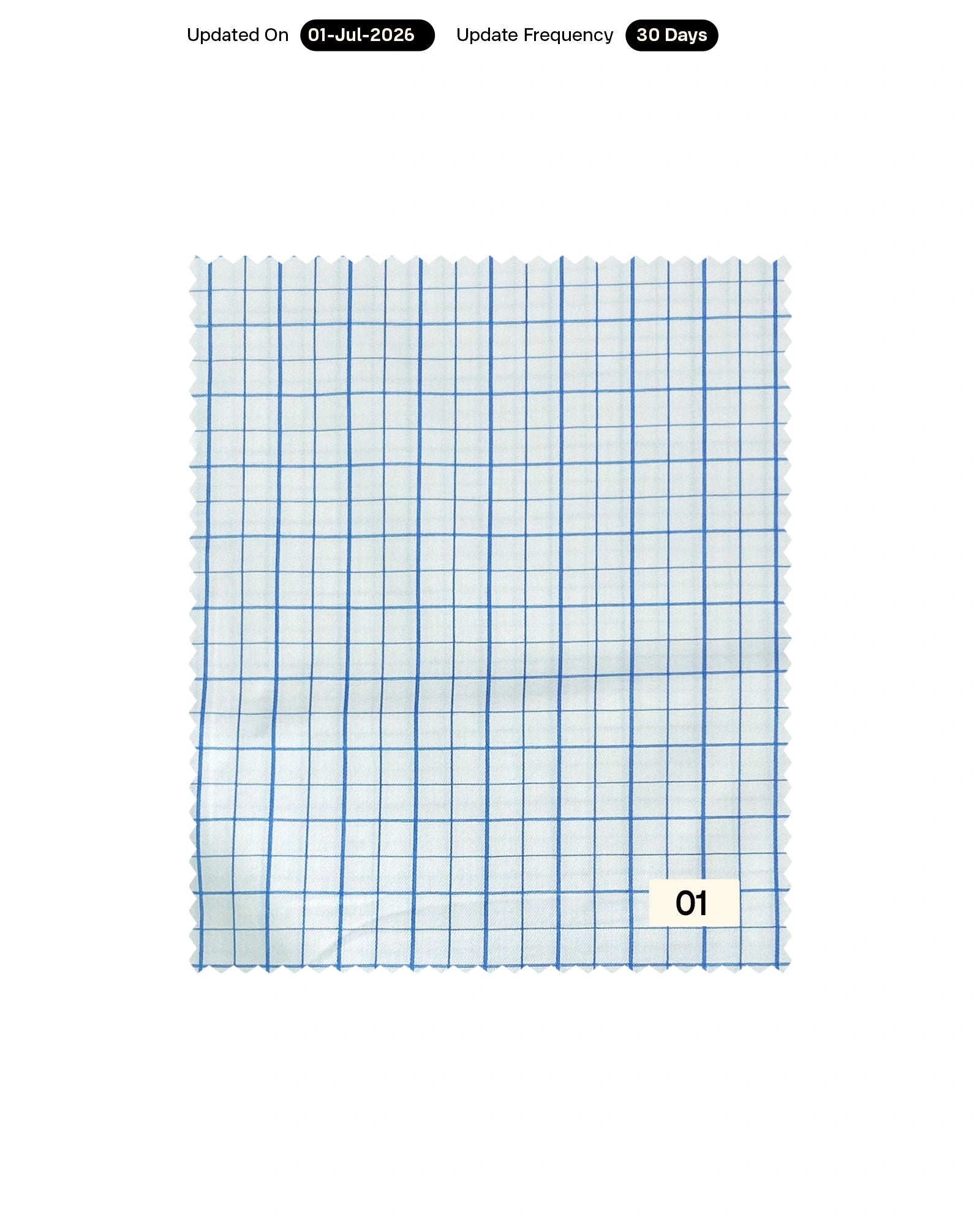 Poly Bamboo Checks Dobby Yarn Dyed Fabric 58"