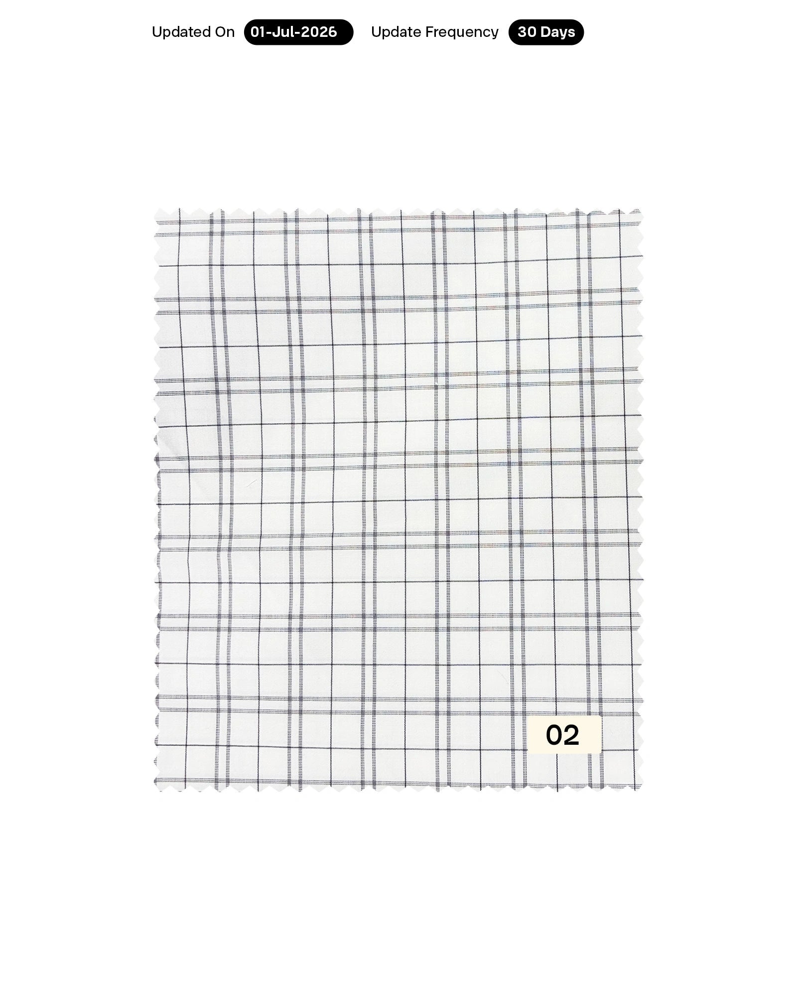 Poly Bamboo Checks Yarn Dyed Fabric 58"