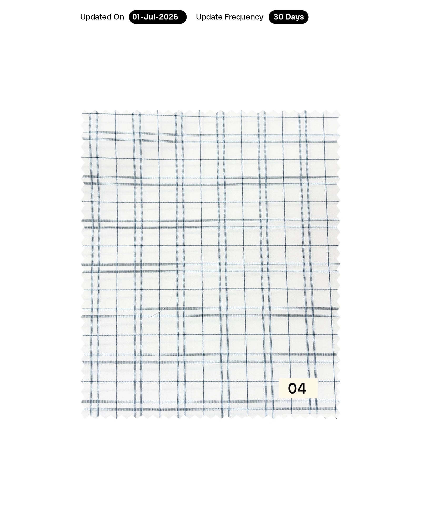 Poly Bamboo Checks Yarn Dyed Fabric 58"