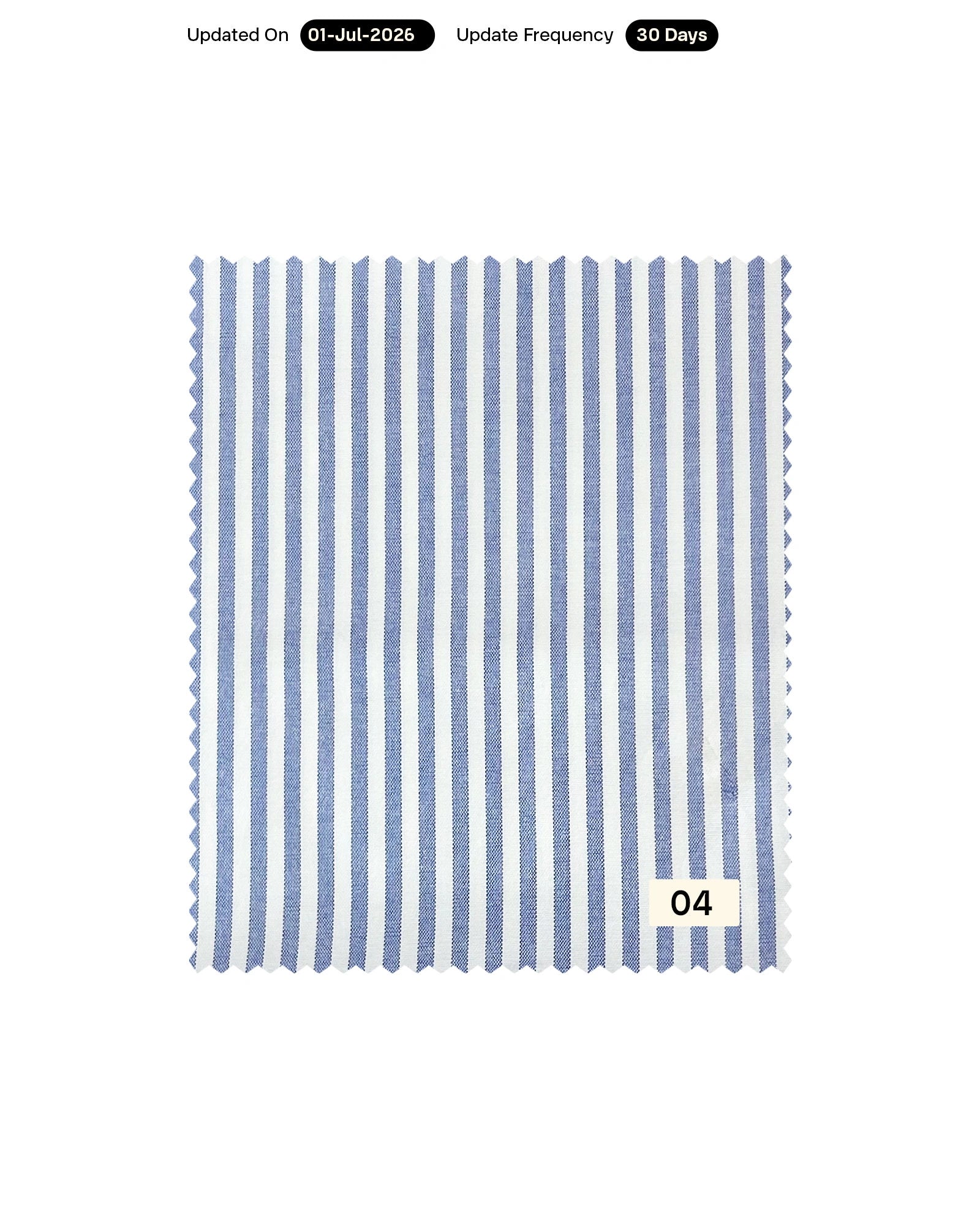 Cotton Poly Stripes Yarn Dyed Fabric 58"