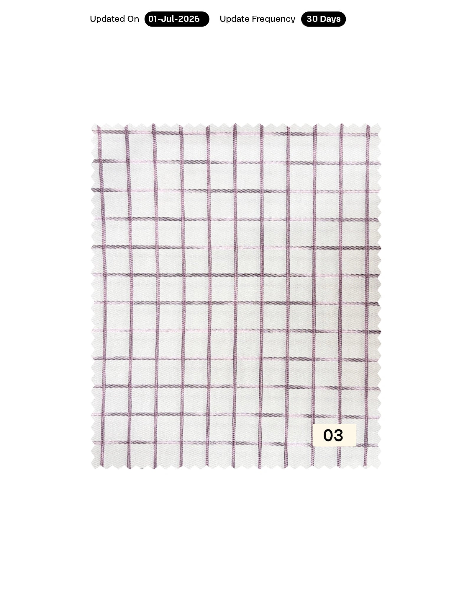 Poly Bamboo Checks Dobby Yarn Dyed Fabric 58"