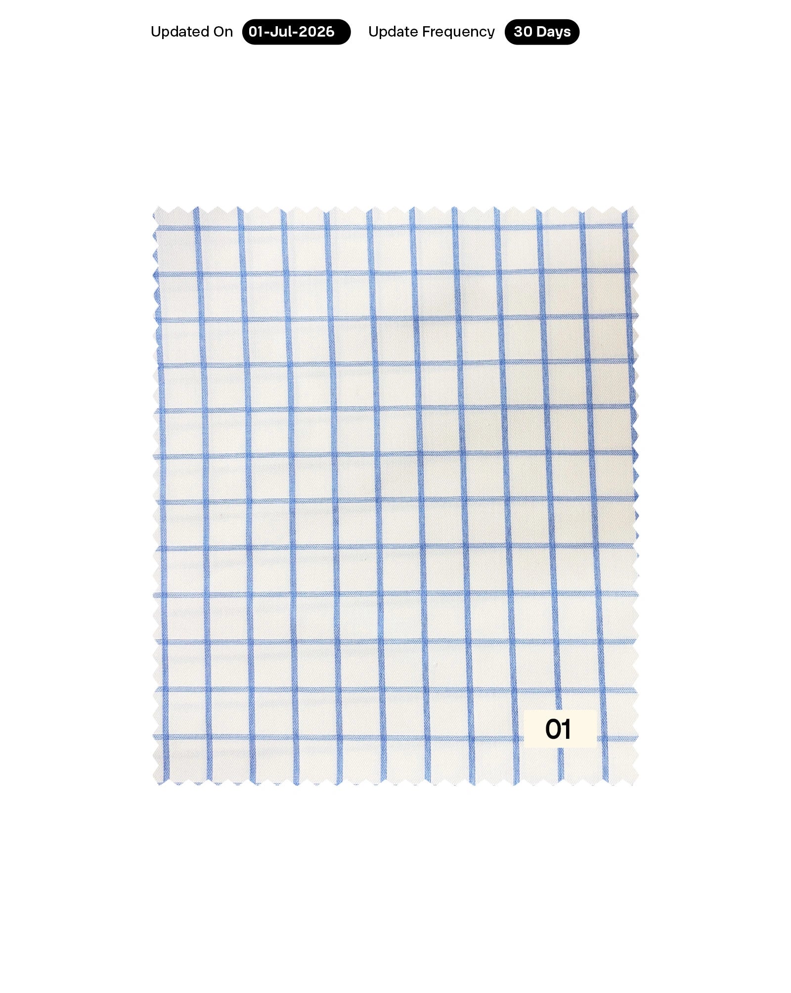 Poly Bamboo Checks Dobby Yarn Dyed Fabric 58"