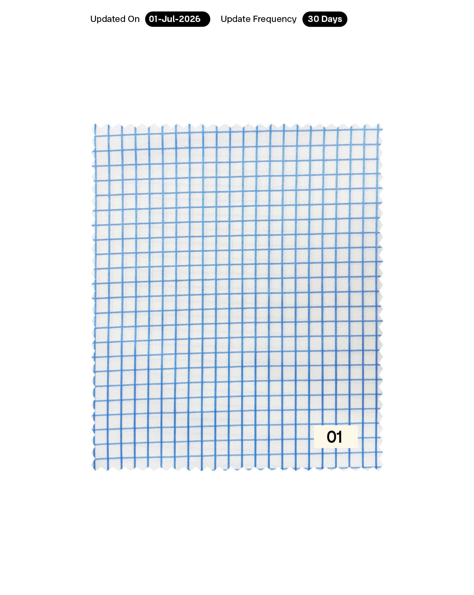Poly Bamboo Twill Checks Yarn Dyed Fabric 58"