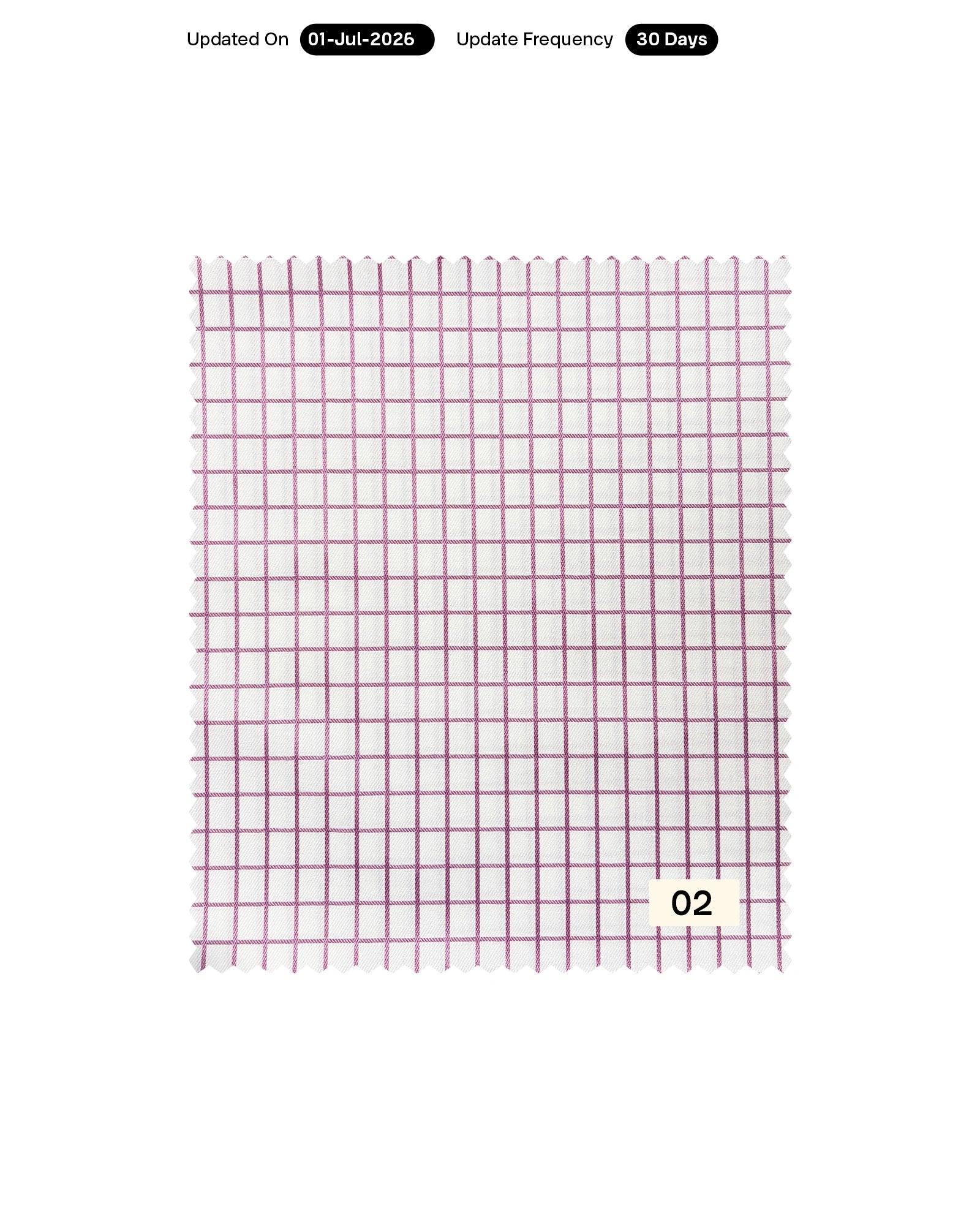Poly Bamboo Twill Checks Yarn Dyed Fabric 58"