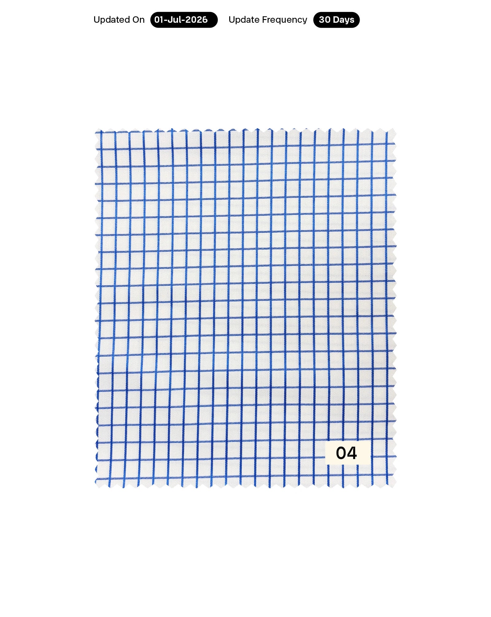 Poly Bamboo Twill Checks Yarn Dyed Fabric 58"