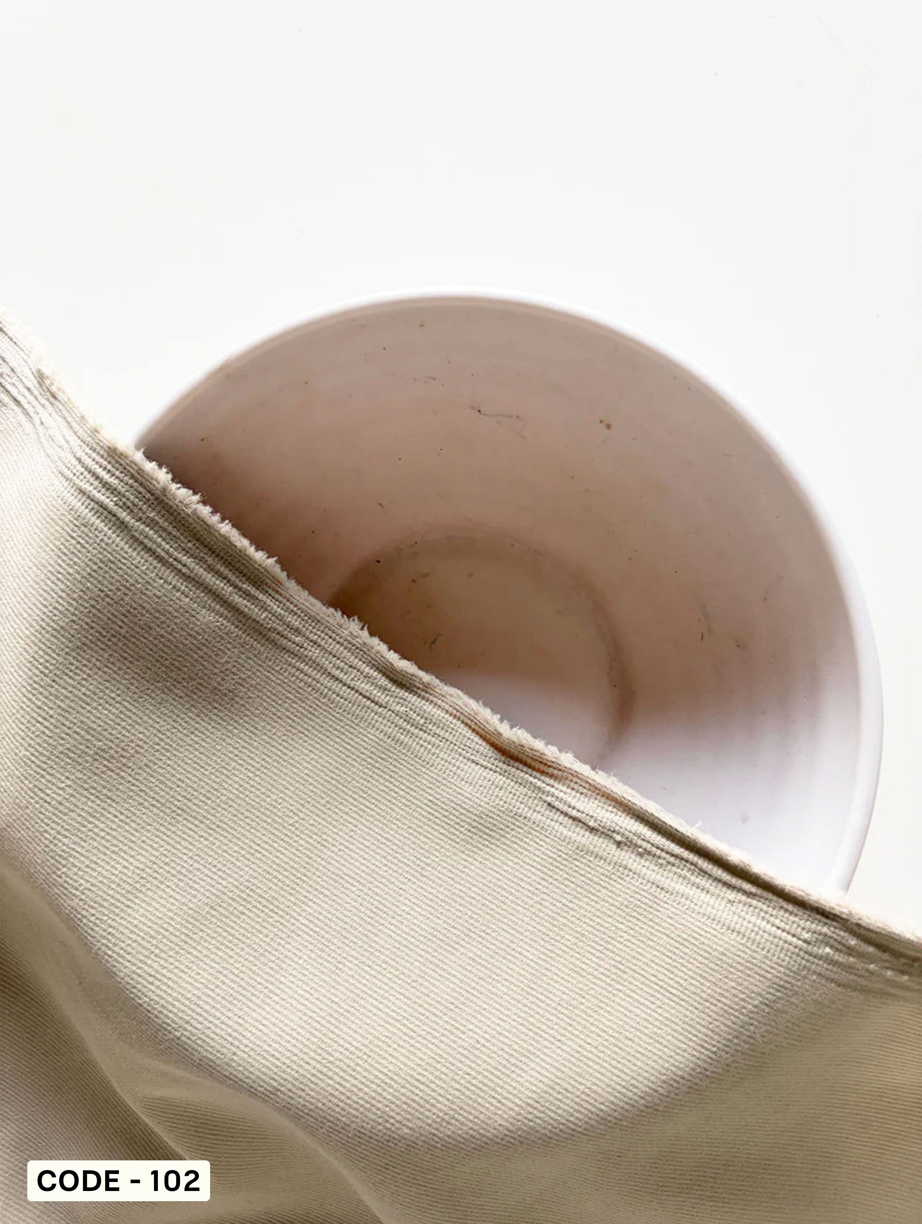 Beige Cotton Poly Corduroy Lycra Mill Dyed Fabric 54" (19 Wales)