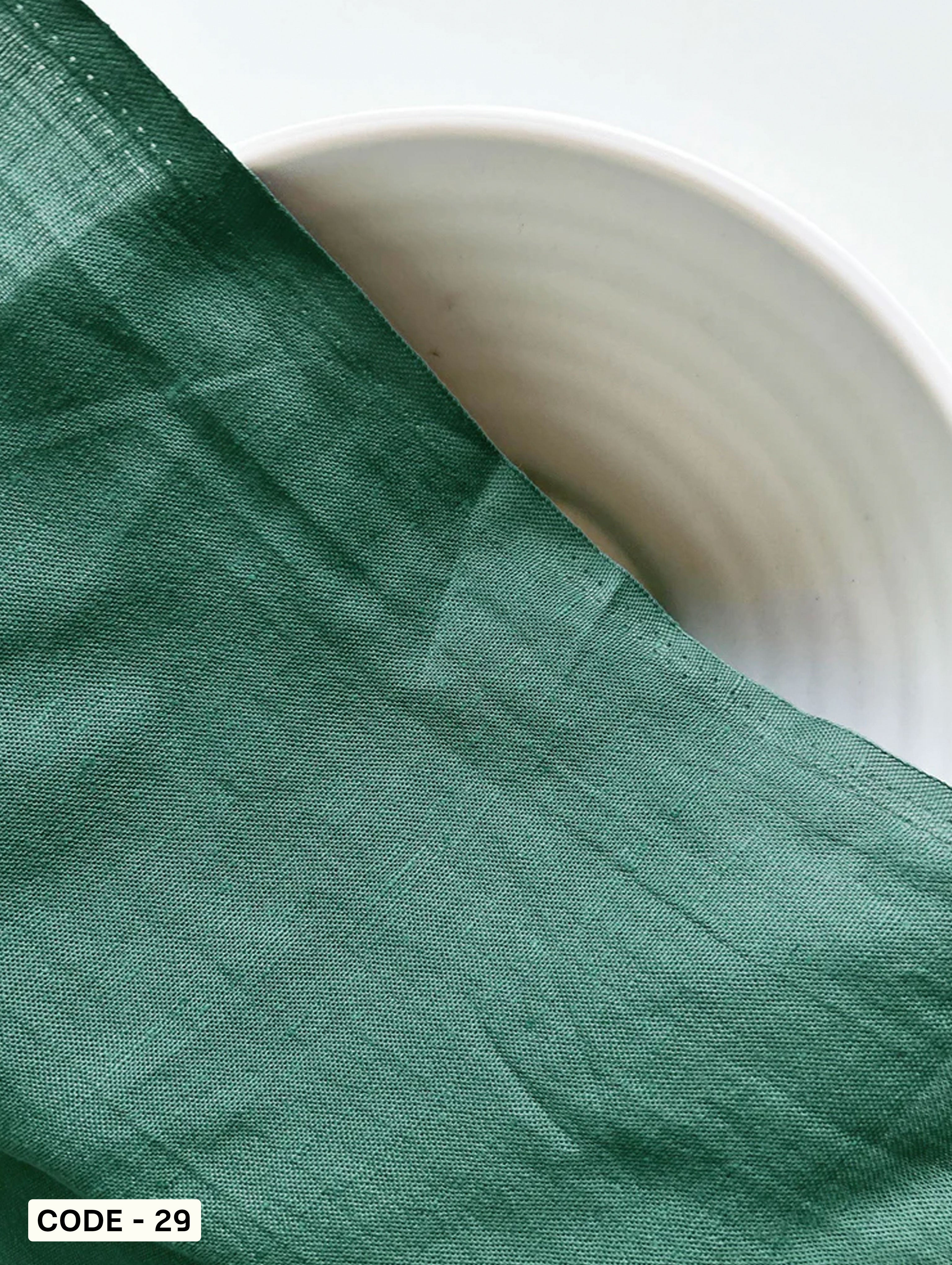 Green Viscose Flex Mill Dyed Fabric - 12 kg