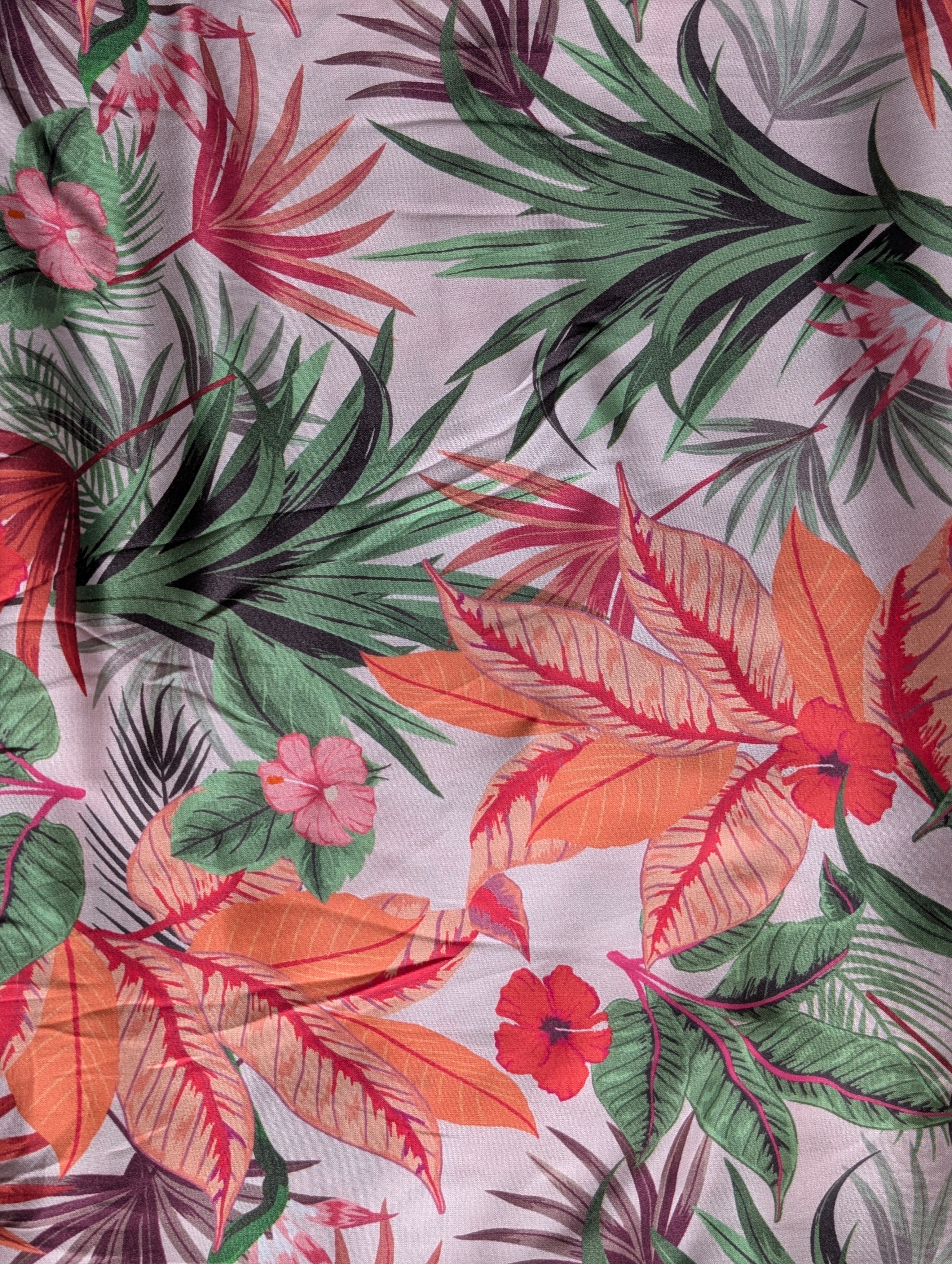Digital Print 105 Gram Viscose Modal Satin Fabric