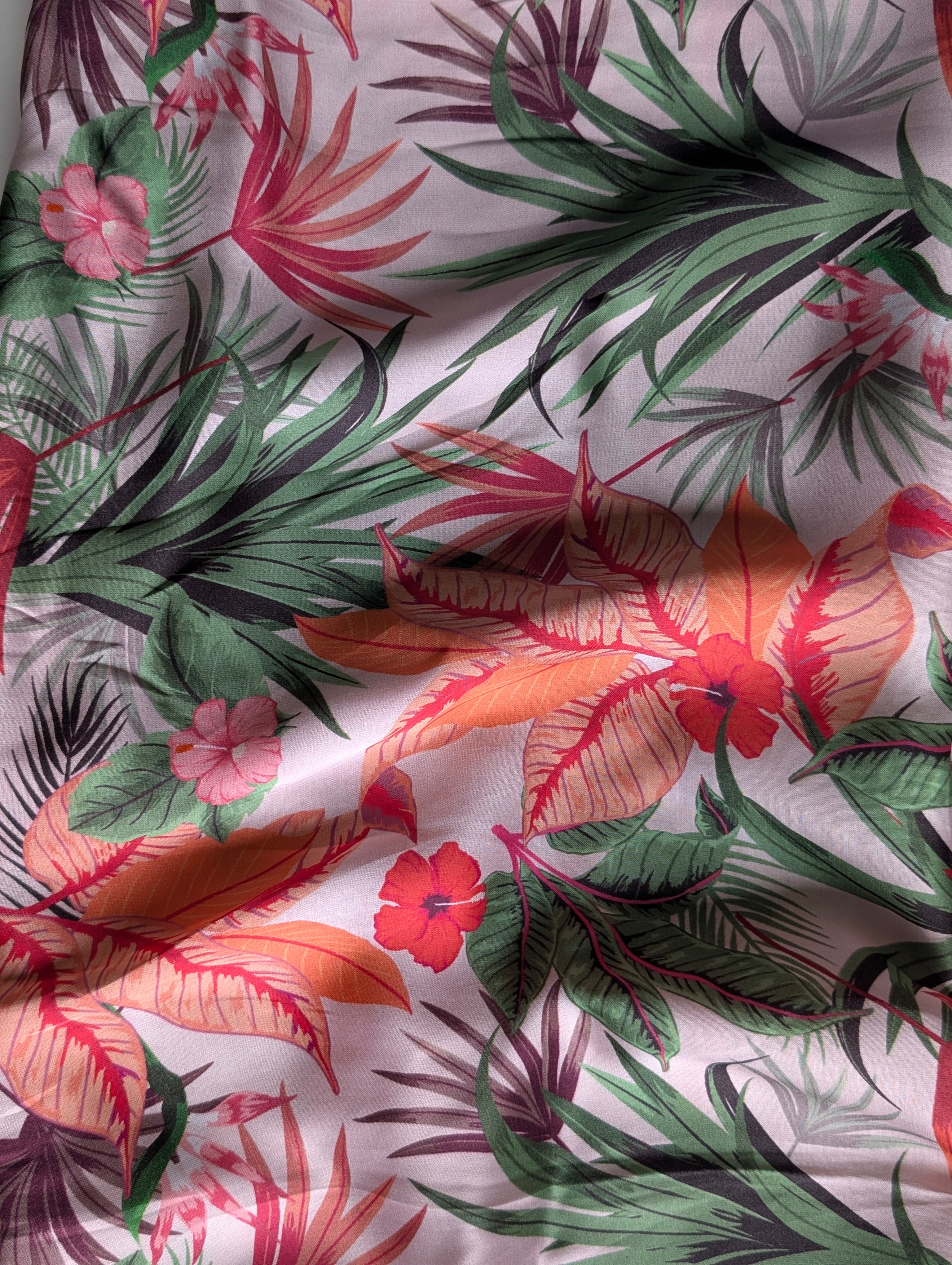 Digital Print 105 Gram Viscose Modal Satin Fabric