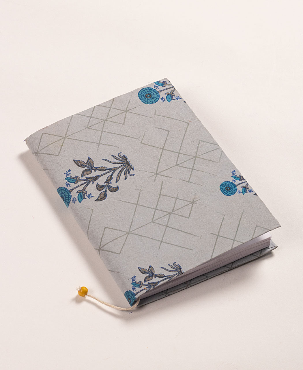 Handmade  Hand Block Cotton Fabric Cover Diary