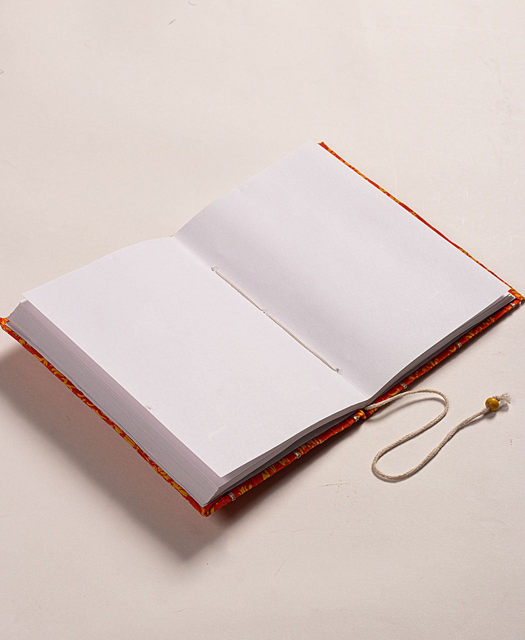 Handmade Pin-Tucks Hand Block Cotton Fabric Cover Diary