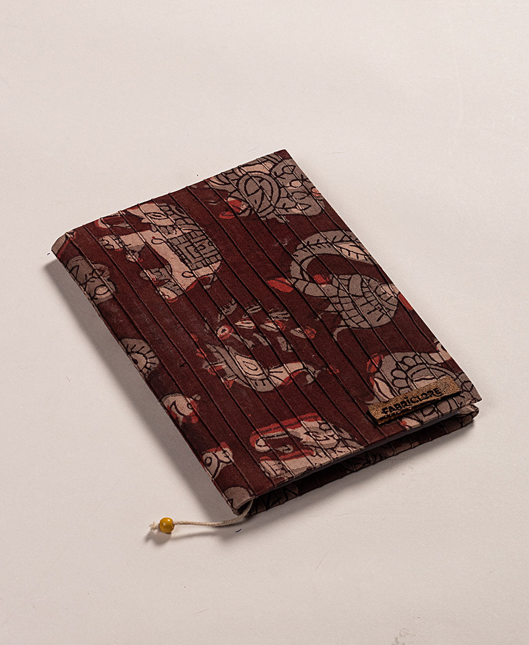 Handmade Pin-Tucks Hand Block Cotton Fabric Cover Diary