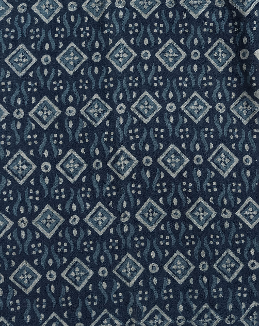 Indigo Print Fabrics - Buy Indigo Block Printed Fabrics Online