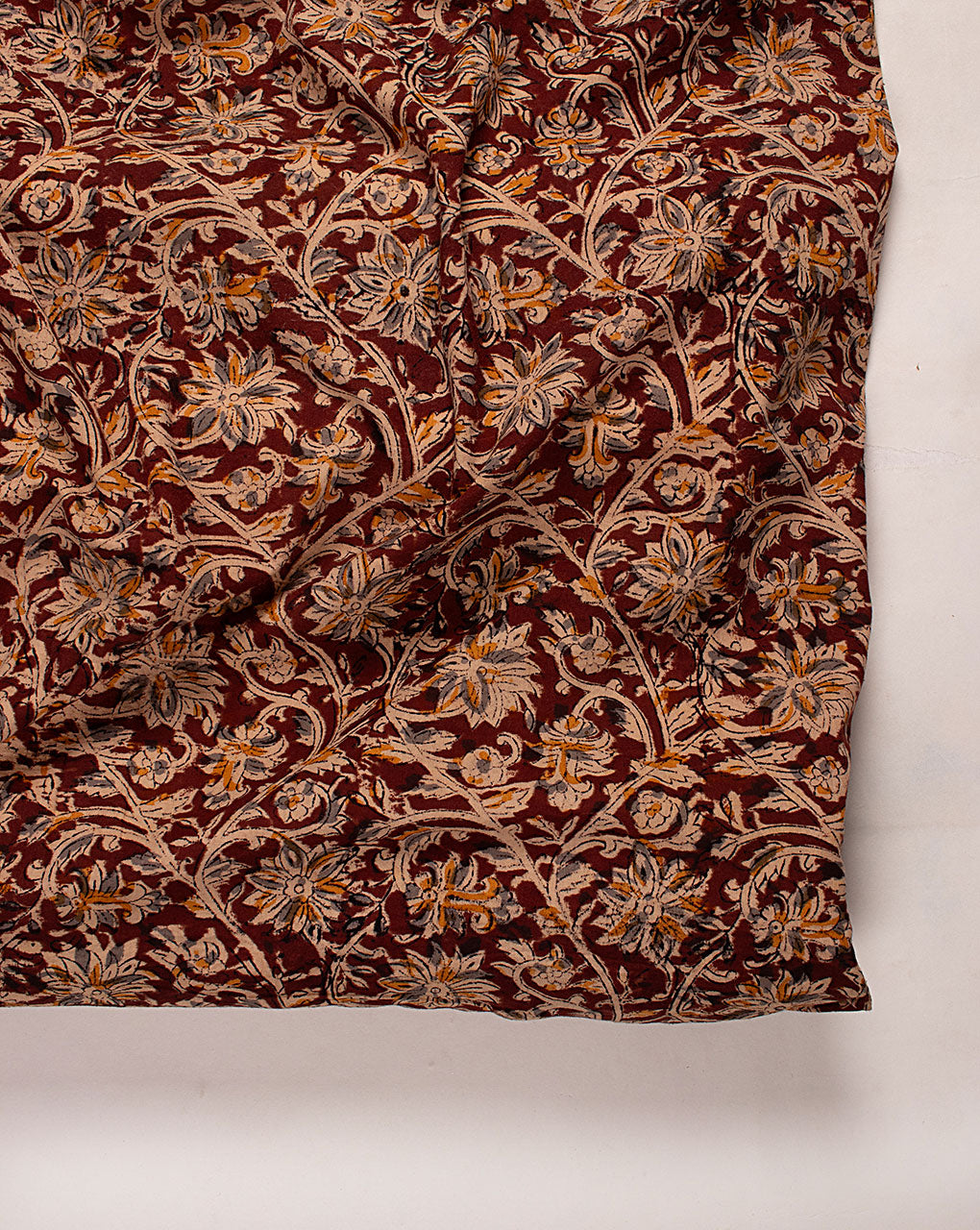 Kalamkari Hand Block Cotton Fabric