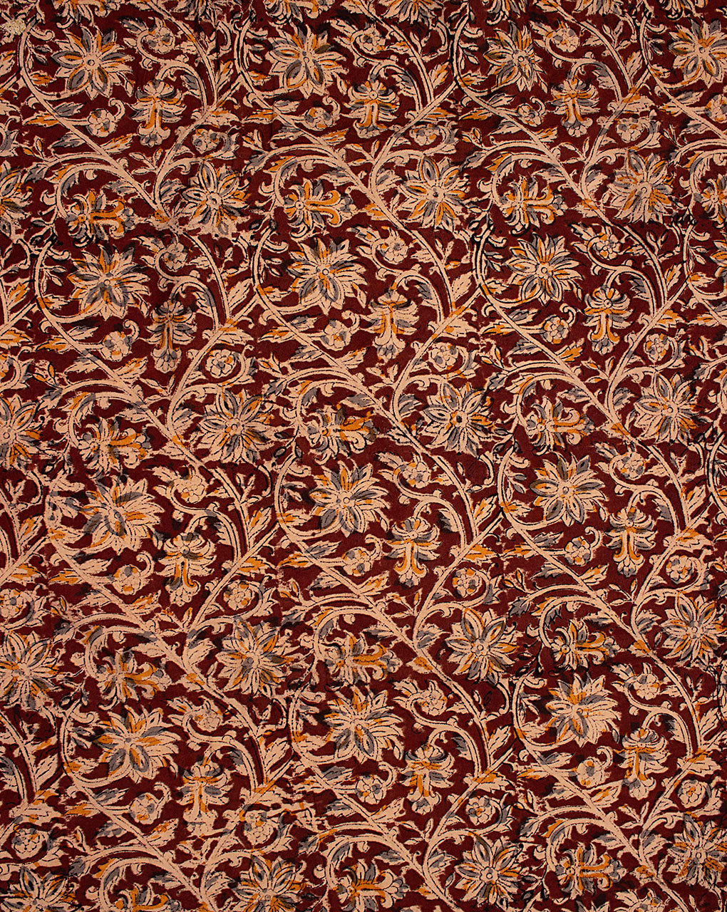 Kalamkari Hand Block Cotton Fabric