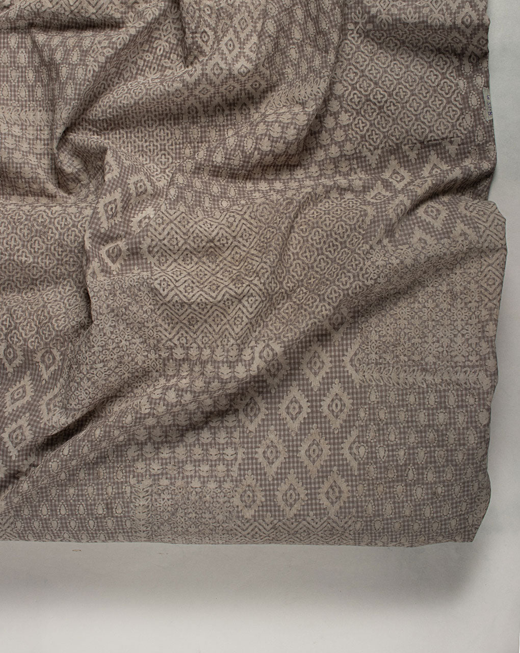 Kashish Hand Block Textured Cotton Fabric ( Width 46 Inch )