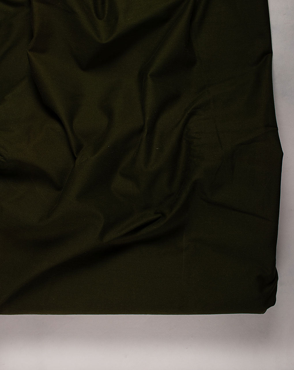 Green Plain Twill Cotton Fabric ( Widht 58 Inch )