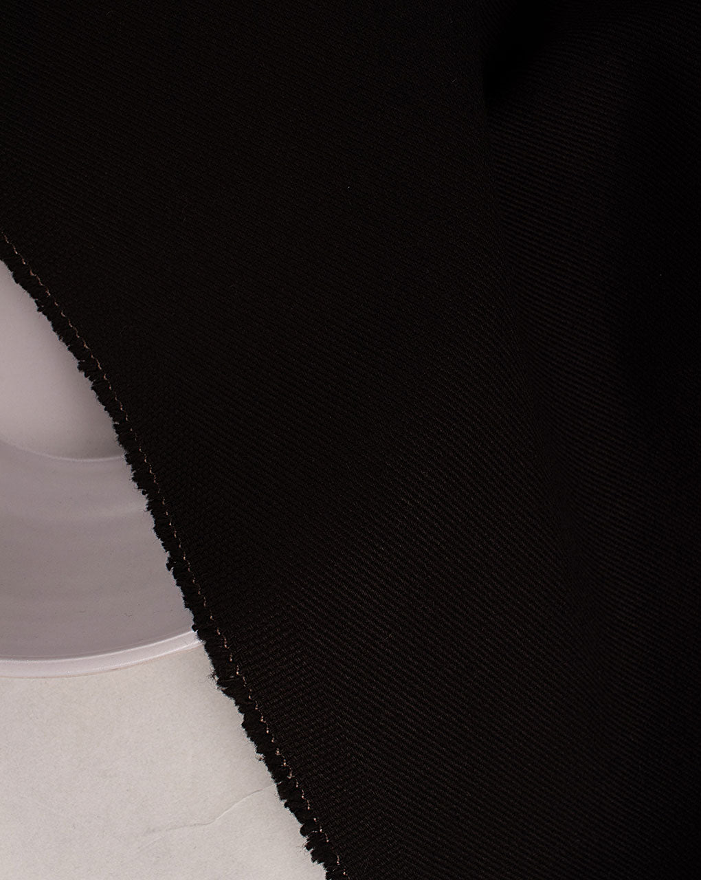 Black Plain Twill Cotton Fabric ( Widht 58 Inch )