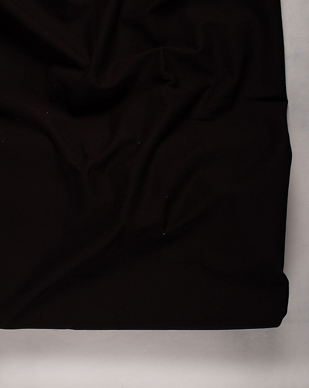 Black Plain Twill Cotton Fabric ( Widht 58 Inch )