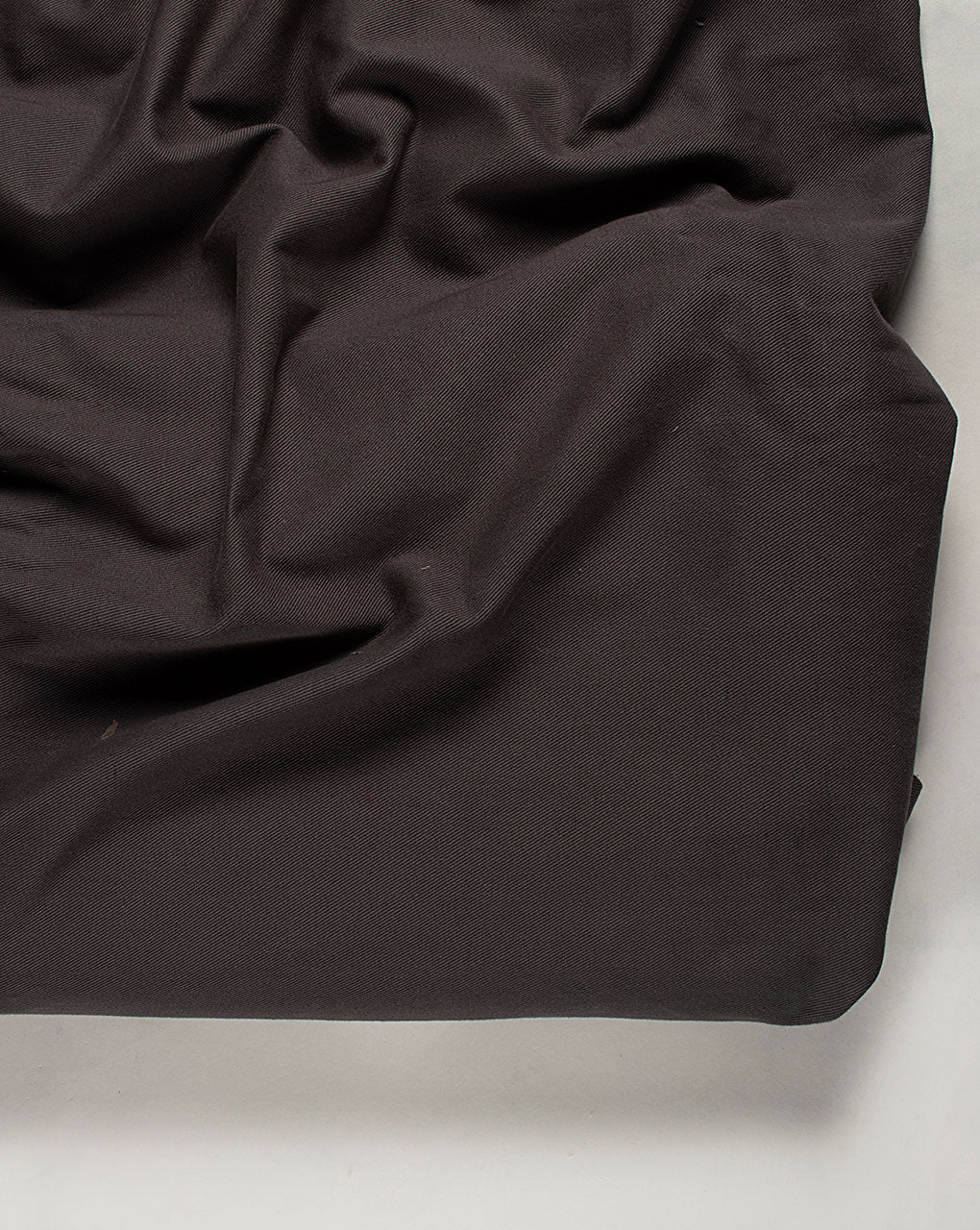 Grey Plain Twill Cotton Fabric ( Widht 60 Inch )