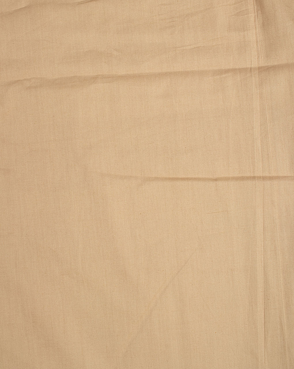 Beige Plain Cotton Twill Fabric ( Width 56 Inch )