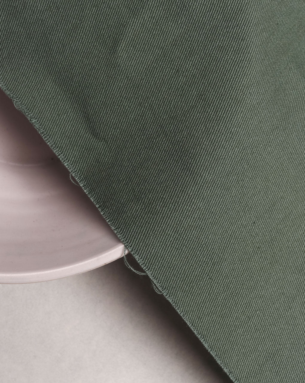 Teal Plain Twill Cotton Fabric ( Widht 58 Inch )