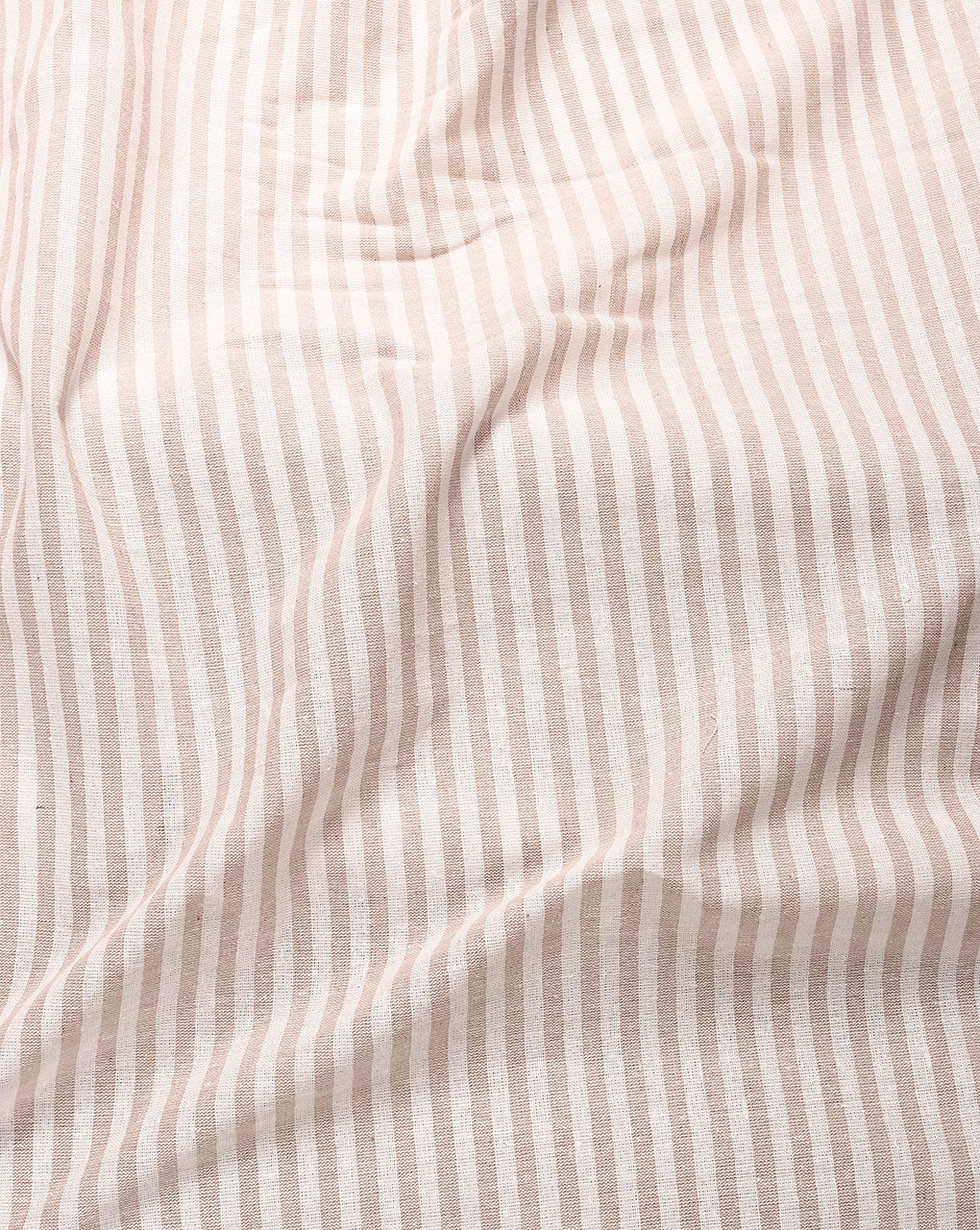 White Stripes Chambray Cotton Fabric ( Width 46 Inch )