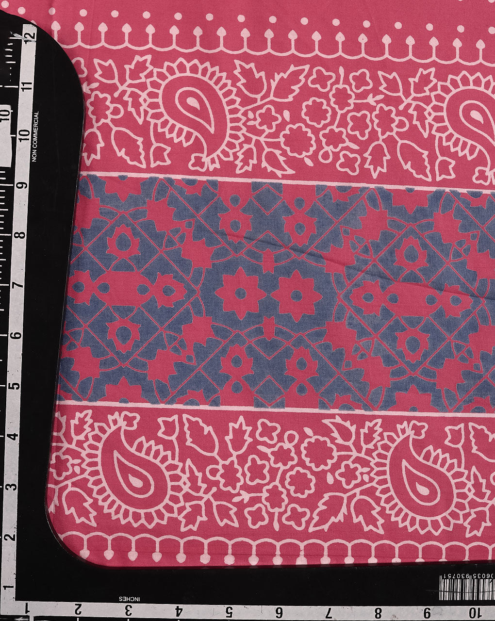 Red Polka Dots Screen Print Cotton Poplin Fabric ( Width 56 Inch )