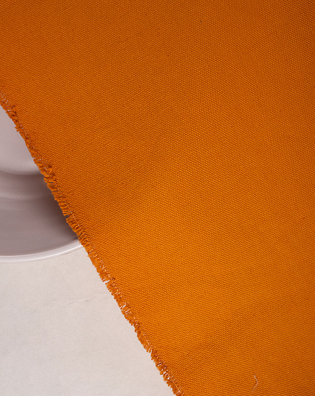 Orange Plain Cotton Duck Fabric ( Width 60 Inch )