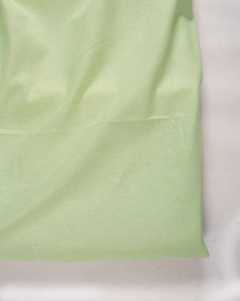 Green Plain Cotton Linen Fabric 58"