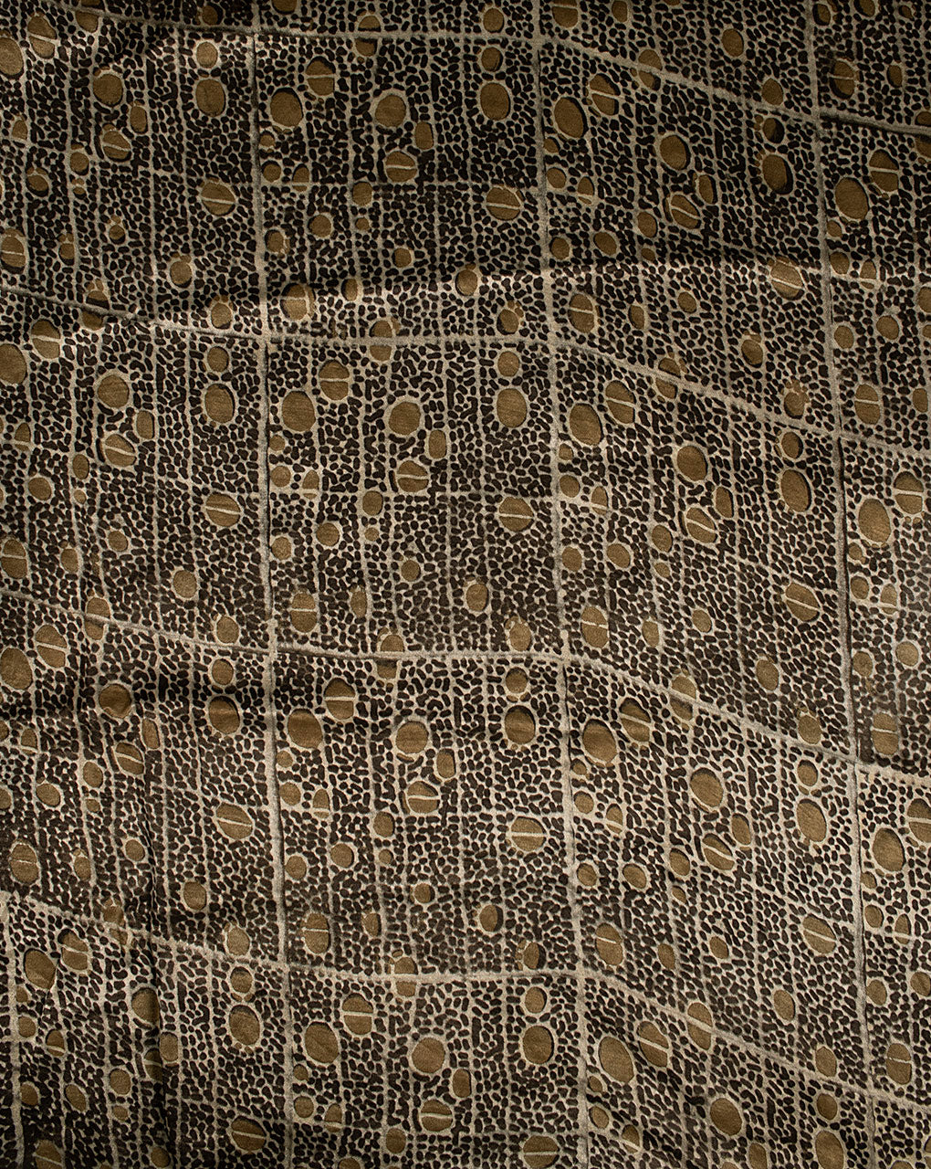 Hand Block Mashru Silk Fabric