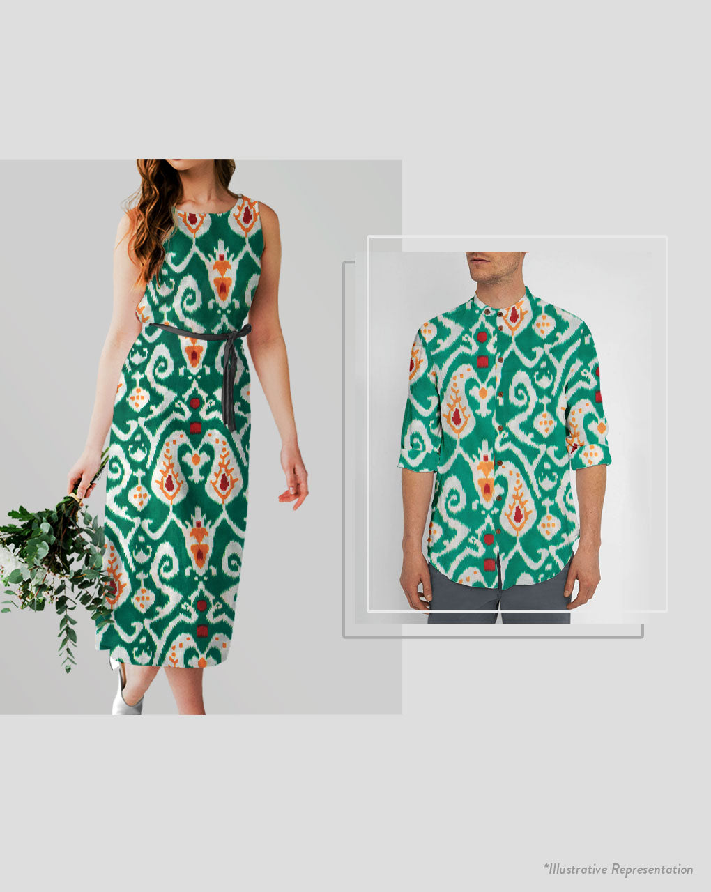 Digital Print Poly Rayon Fabric