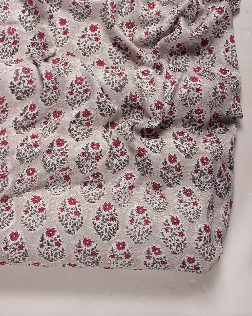 ( Pre Cut 1.5 MTR ) Rapid Hand Block Dobby Rayon Fabric