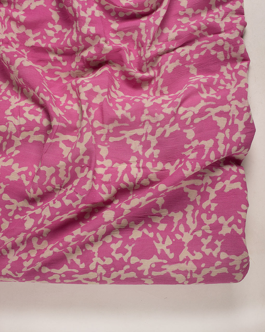 ( Pre Cut 1.5 MTR ) Hand Block Rayon Fabric